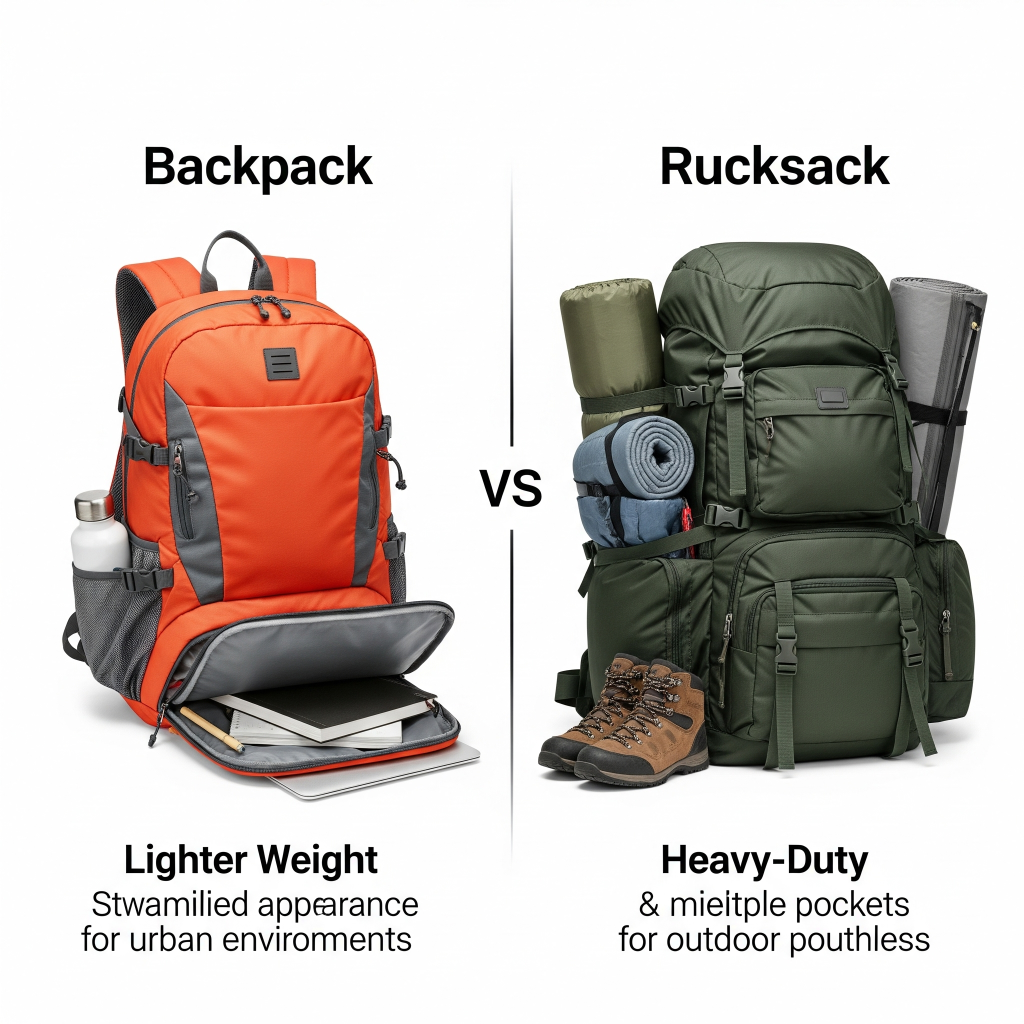 Backpack vs rucksack